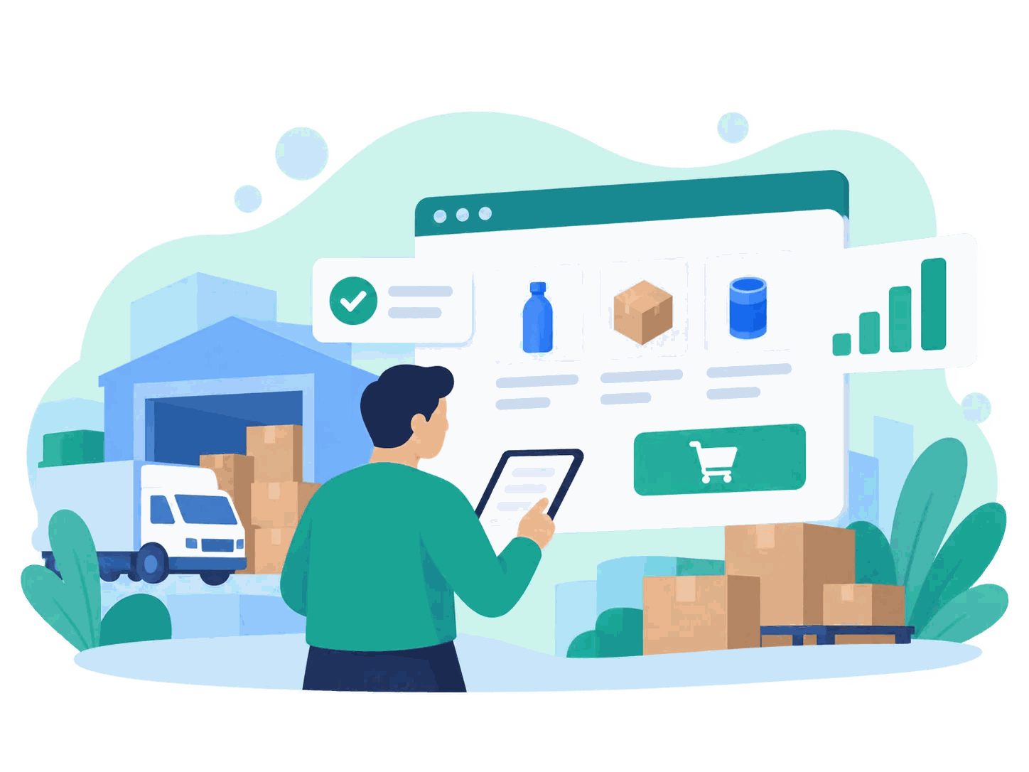 Airpalm DMS ordering and channel workflow