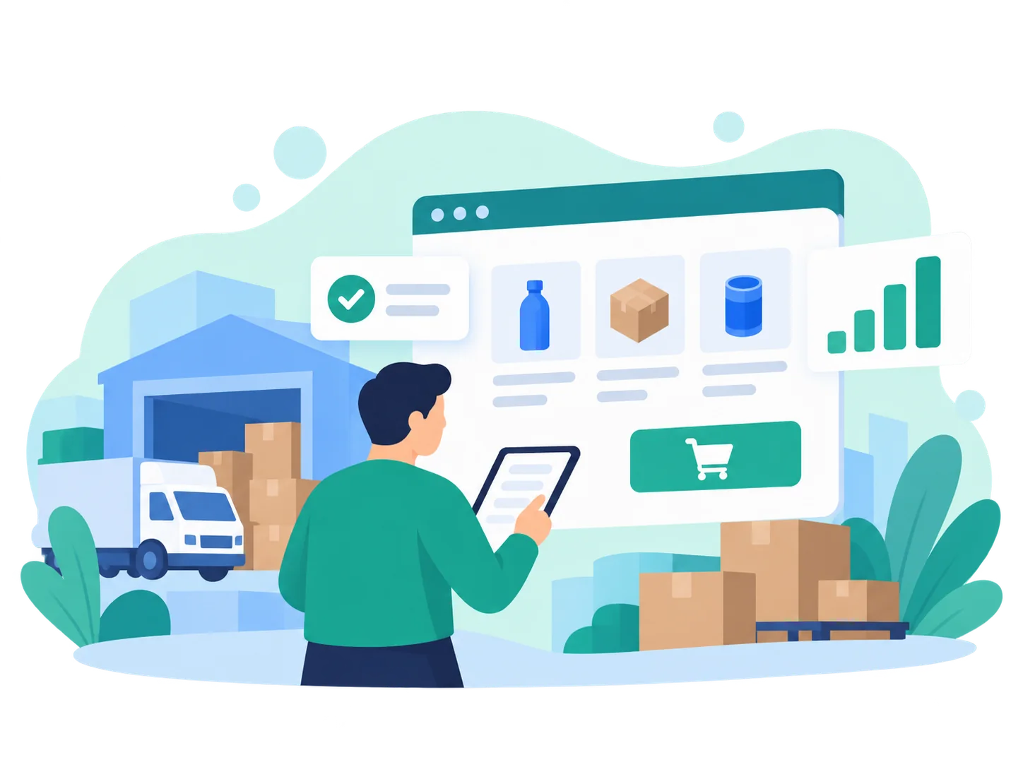 Airpalm DMS ordering and channel workflow
