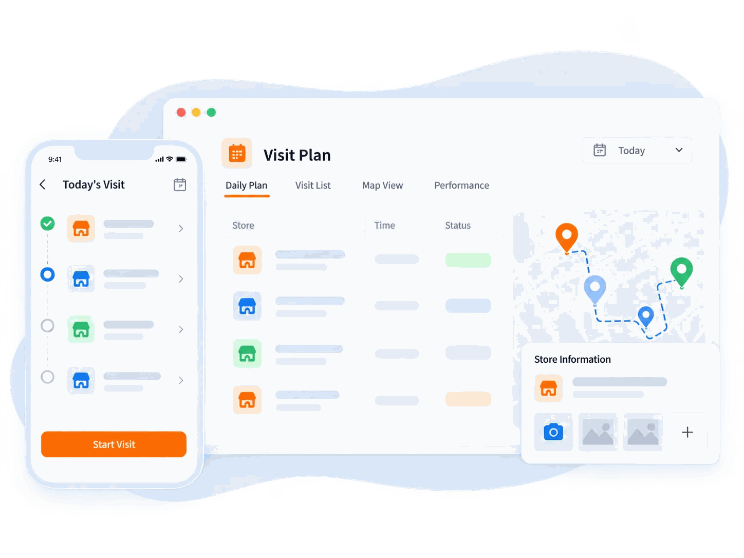 Airpalm SFA connected store execution