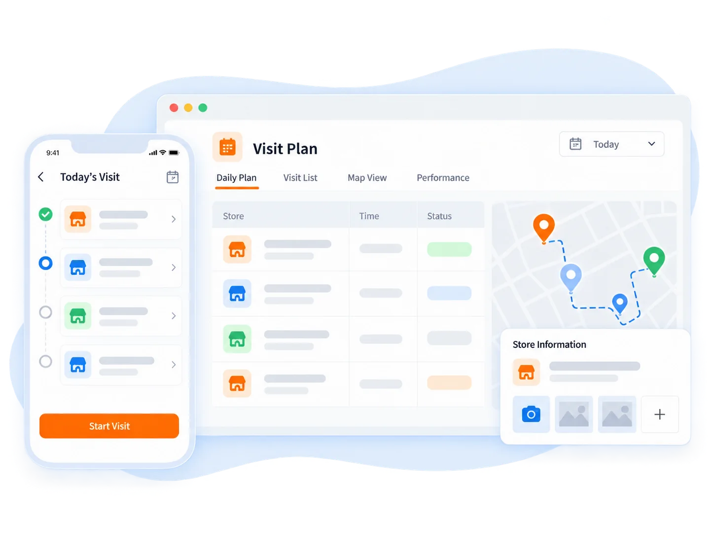 Airpalm SFA connected store execution