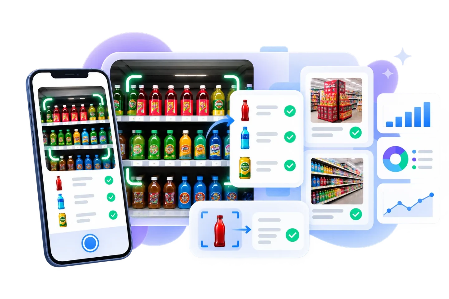 AI product and display recognition from retail shelf photos